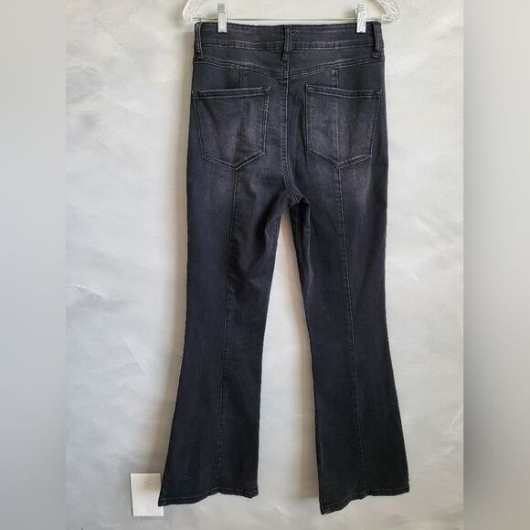 West of Melrose Black Wash Flare Jeans Size 30 - Picture 3 of 13